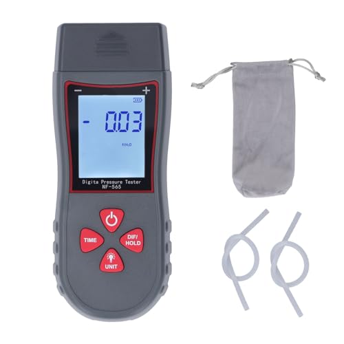 Manómetro digital para medir presión diferencial de gas y aire con pantalla LCD