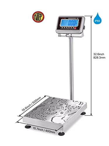 Báscula de banco VisionTechShop TBWS-100 acero inoxidable miniatura 6