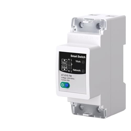 Disjoncteur 2P 63A connecté pour contrôle à distance et suivi énergie