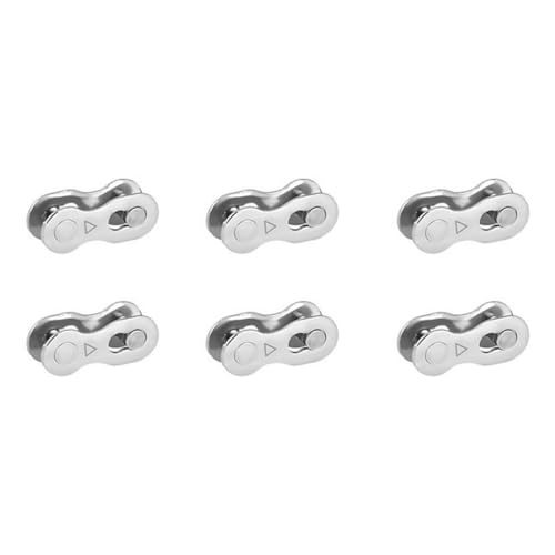 HOUSON 6 eslabones de cadena de bicicleta, cierre de cadena de bicicleta, acoplamiento rápido, conector para cadena de 6-7-8 velocidades