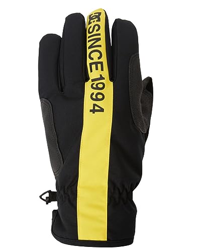DC Men's Insulated Snowboard Gloves - Salute Glove | Black, X-Large