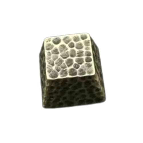 Teclas de meteoritos de latón con grabado artístico 1Keys y perfil Cherry para teclado mecánico