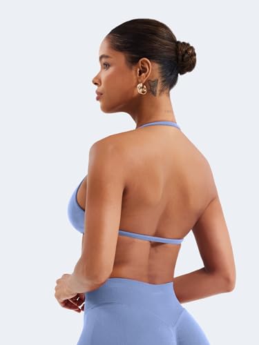 Image of VOYJOY Impact Strappy Bra Sports Bras for Women Basic Workout Gym Yoga Bra
