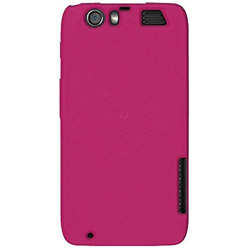 Amzer AMZ94408 Silicone Jelly Soft Skin Fit Case Cover for Motorola ATRIX HD MB886, AT&T Motorola ATRIX HD MB886 - 1 Pack - Retail Packaging - Hot Pink
