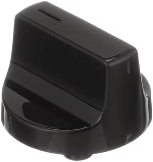 W10850010 KIP 5J93 Knob, Black, Cooktop for WCE55US0HB, WCE55US4HB, WCE55US6HB
