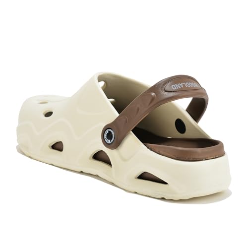 Image of Woodland Men's Black /Lgrey Eva Slides-UK-5 (EURO 39)