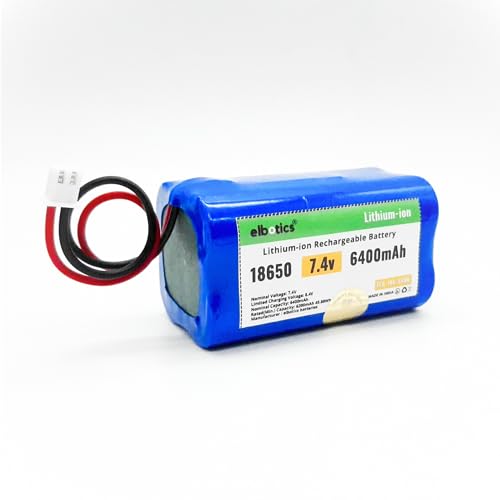 Image of 7.4V 6400mAh Li-ion Rechargeable Battery Pack JST-XH 2.54 /2P Plug Lithium-ion Batteries for Electronics Products Toys Lighting Bluetooth Equipment Fit for RC Helicopter Car Truck & RC Boats