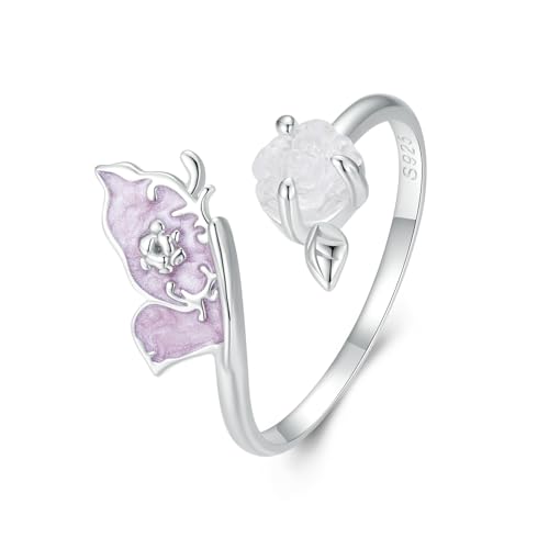 Bague papillon argent 925 le cadeau d'anniversaire idéal pour femme avec cristal