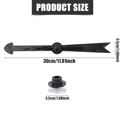 BOXOB Large Arrow Spinner, 11.81in Arrow Spinner with Suction Cup Plastic Spinning Arrow Funny Spinner Game Engaging Board Arrow for Classroom Activities Home School Party Teaching Tool