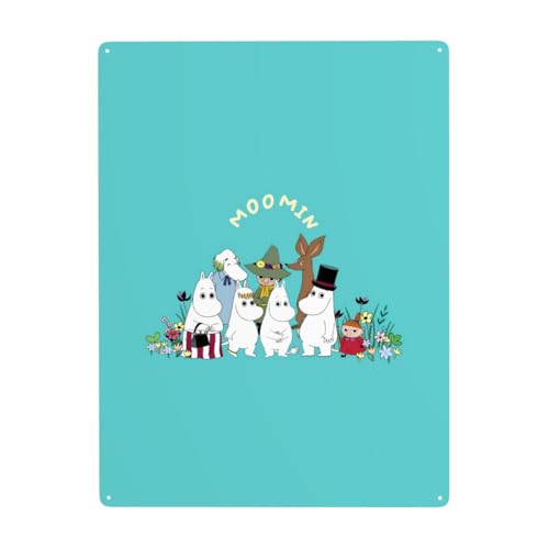 ムーミン ブリキ 看板 アートパネル リビング 玄関 装飾鉄絵 鉄絵画 インテリア 壁掛け 額入り 壁紙用 絵画 アートポスター 部屋飾り アートデリ ポスター パネル