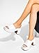 DREAM PAIRS High Chunky Platform Heels for Women Fashion Comfort Slip on Square Open Toe Block Heel Sandals,Size 8,White-Pu,SDHS2410W
