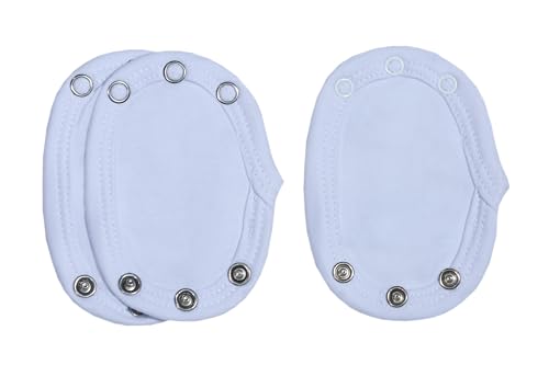 Baby Bodysuit Onesies Extender pack of 3 (Variety Pack, 2 Different Size snaps)