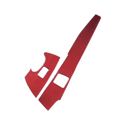 Autocollant de couvercle lève-vitres Corvette C7 rouge : finition premium pour habitacle exigeant