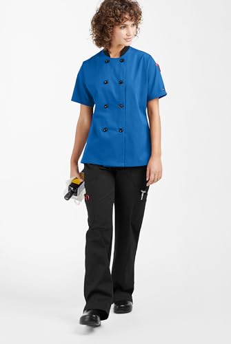 image for ChefUniforms.com Women's Lightweight Chef Jacket Short Sleeve - Tailor