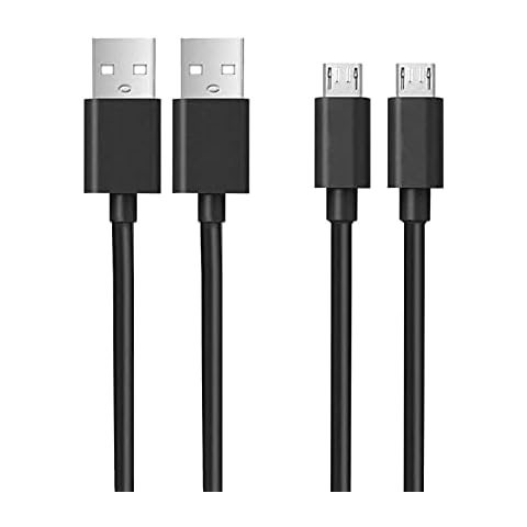 Toniwa 10Ft Micro-USB Charger Cords Cables for Samsung Galaxy Tab A 10.1"2016 SM-T580, Tab A 8.0" SM-T350/290/387, 9.7"SM-T550, 7.0"SM-T280; Tab E 9.6" 8.0"; Tab S, S2, 3, 4 Tablet Charging Cable 2Pcs Cover