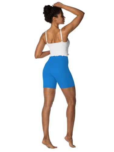 Image of Sunzel Crossover Biker Shorts for Women, No Front Seam V High Waist Yoga Workout Gym Shorts with Tummy Control | 4 Or 6-Inch Inseam, High Waisted, Tummy Control, Crossover Waist, Buttery Soft, No Front Seam, Squat Proof, Compression