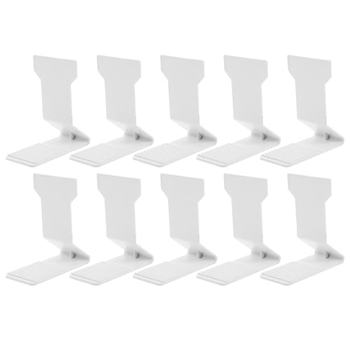 Support d'étagère de vente détail magnétique et séparateur de rayon blanc, 100x45x110mm