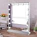 BEAUTME - Espejo de tocador estilo Hollywood con luces regulables, para mesa...