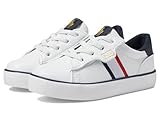 POLO RALPH LAUREN Baby Boy's Rexley EZ (Toddler) White/Navy/Red 10 Toddler M
