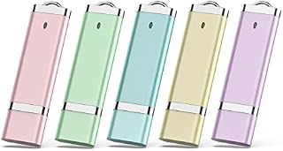 8GB USB Flash Drives 5 Pack, KOOTION 8GB USB Stick Thumb Drives Memory Stick Jump Drive with LED Light for Storage and Backup (5Pack Mixcolor USB 2.0)