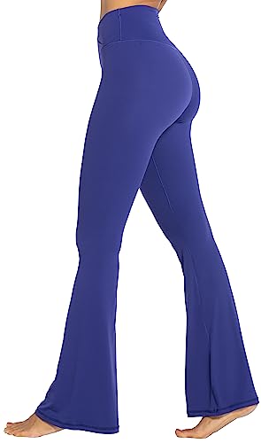 Image of Sunzel Flare Leggings, Crossover Yoga Pants with Tummy Control, High-Waisted and Wide Leg