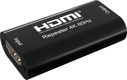 Evita cortes de pantalla con el repetidor HDMI 2.0 4K TECHLY 100501 de 40m