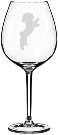 MIP Wine Glass Goblet Bichon Frise (17 oz Stemless)