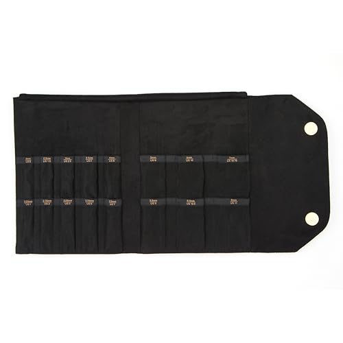 Image of KnitPro Coal Collection Double Pointed Needle Case - 8.5 inchx 6.9 inch x 0.5 inch