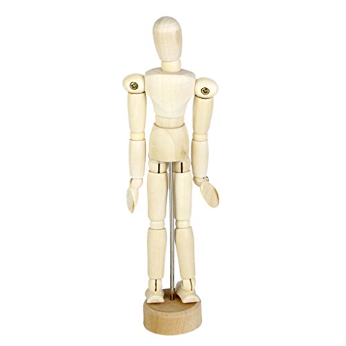 Wooden Human Mannequin (Unisex) 5.5 Inch Tall