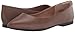 Amazon Essentials Women's Pointed-Toe Ballet Flat, Chocolate, 10 Wide