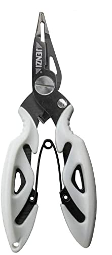 Jenzi A pair of scissors for braided and monofilament cords & split ring function for micro split rings + free Petri Heil! sticker