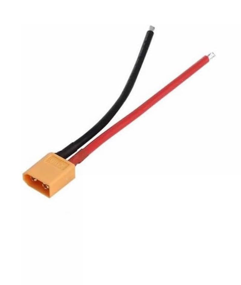 Xt60 Erkek Lipo Pil Şarj Kablosu, 15 cm, 1,5 mm Siaf Silikon Kablolu