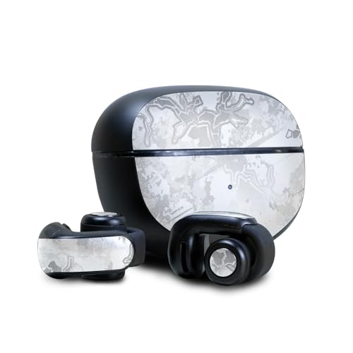 Image of Glossy Glitter Skin Compatible with Bose Ultra Open Earbuds - Viper Snow - Premium 3M Vinyl Protective Wrap Decal Cover - Easy to Apply | Crafted in The USA by MightySkins