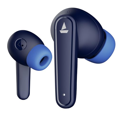 Image of Boat Airdopes 115 in Ear TWS Earbuds with ENx & Beast Mode, Upto 24 Hrs Playback and ASAP Charge(Furious Blue)
