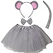 Kirei Sui Kids Costume Tutu Set Gray Mouse