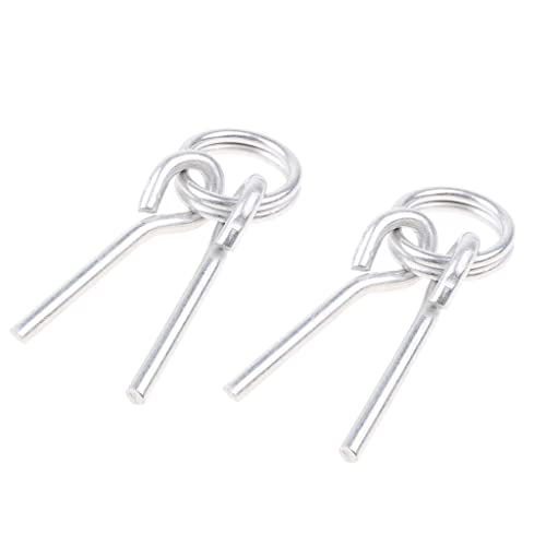 Generic Zeltstangen-Ringe, 2 Stück Aluminium Reparatur-Set für Camping/Touring/Zeltmarkise