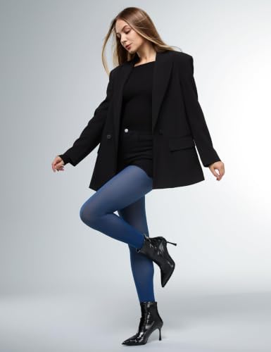 Image of KBVOT Fleece Lined Tights Women Sheer Warm Pantyhose Leggings Fake Translucent Thermal Winter Thick Tights for Dresses