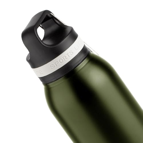 Image of SKI Montana Stainless Steel Vacuum Insulated Water Bottle, Thermos Flask Bottle, Sports Bottle- 750ML (Green)