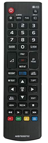 ALLIMITY AKB75055702 Remote Control Replaced for LG TV 19MN43D 22LX330C 22LY330C 22LY340C 22MA33D 32LS3590 32LW340C 32LX320C 42LB582V 42LB6200 42LB620V