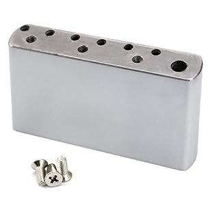 Fits the following guitars: MIM Players Series 2-point; MIM STD Series 6-screws;China made SQ 1st series CV 2008-2019;China made SQ SE-CXS prefix only;China made SQ SE-CAE or numeric only.Double Measure your tremolo block and guitar body before you b...