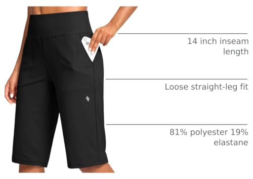 Image of SANTINY 14 inch /12 inch Long Shorts for Women