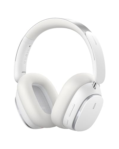Baseus Bowie H1 Wireless Headphones Bluetooth 5.2 (White)