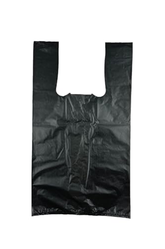 Kalın Siyah Poşet Küçük Boy Hışır Atlet Poşet Market Manav Poşeti Çöp Poşeti 1 KG
