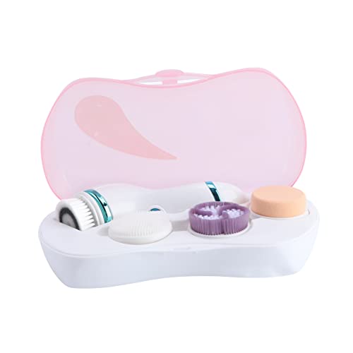 OATIPHO Cepillo Limpiador Facial Eléctrico Multifuncional con Masajeador Diseño Portátil Color Azul Sin Batería para Limpieza Facial y Cuidado de Mujeres y Niñas