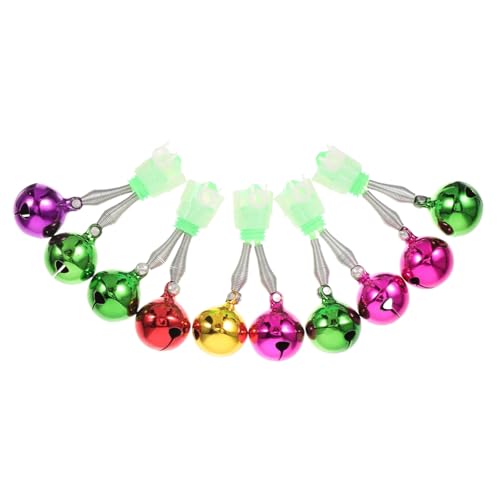 Totority Clip-on Fishing Bells 5pcs Alarm Bells Fishing Rod Accessories Warning