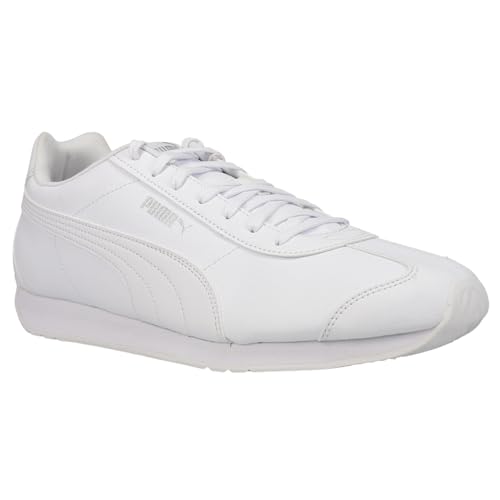 PUMA Mens Turin 3 Lace Up Sneakers Shoes Casual - White2