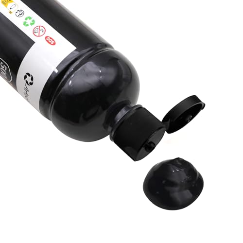 Image of Artecho Lamp Black Acrylic Paint 500ml / 17oz Large Bottle