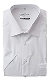 Marvelis Hemd Halbarm, Weiß, Comfort Fit, Bügelfrei, Knitterfrei, 100% Baumwolle, New Kent Kragen, Kurzarm 1/2 (42)