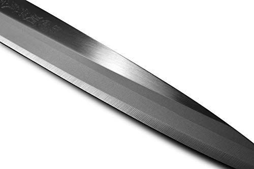 Image of Seki Japan TSUBAZO Japanese Sushi Chef Knife, Stainless Steel Sashimi Yanagiba Knife, Shiraki Handle, 210 mm (8.3 in)