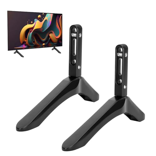 Metal TV Stand Legs - TV Base, Pedestal Stand, Desktop Stand for Televisions